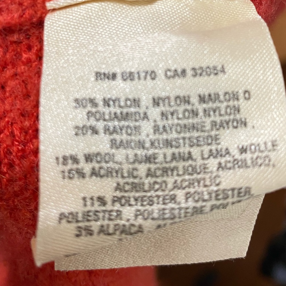 ANTHROPOLOGIE Akemi Kim Orange Fringe Sweater L - Picture 6 of 6